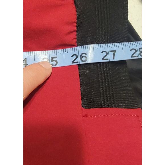 Wulful Men’s Red Full Zip Softshell Bomber Flight Casual Jacket Size Medium - Picture 8 of 8